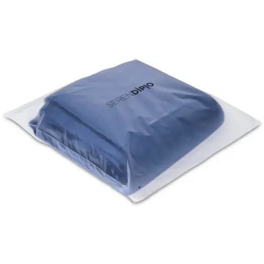 Serendipio Glacial Sherpa Fleece Blanket Navy Bag